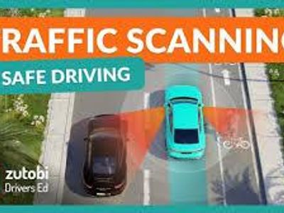 In defensive driving, why is it important to scan your surroundings?