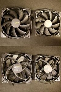 Which type of air flow is more efficient inside a computer case?