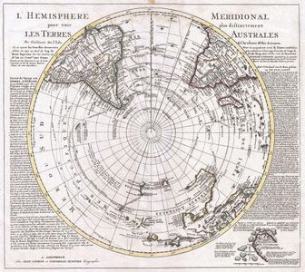 Which continent is completely located in the Southern Hemisphere?