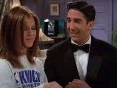 What shirt does Ross wear to his date with Rachel in Season 3's 'The One Where No One's Ready'?