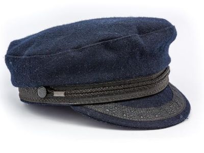 What type of hat is commonly worn by sailors and fishermen?