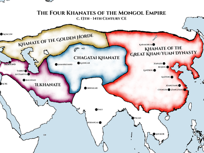 Who was the founder of the Mongol Empire?