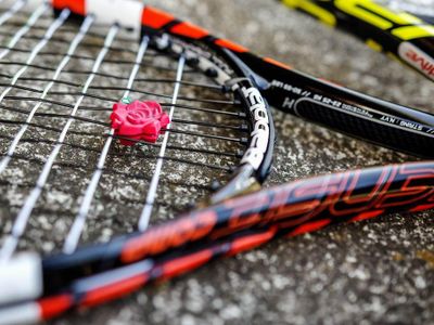 What is the purpose of a tennis dampener?