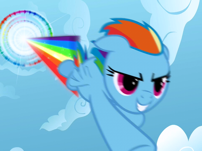 How does Rainbow Dash get her cutie mark?