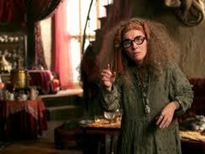 WHICH OF VERY TALENTED BRITISH ACTRESSES PLAYED PROFESSOR TRELAWNEY WHO FIRST APPEARED IN HARRY POTTER AND THE PRISONER OF AZKABAN PLAYING HOGWARTS DIVINATION PROFESSOR?