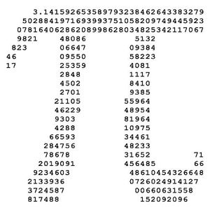 What is the value of PI?