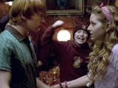 What was the name of the Hogwarts student who was Ron Weasley s unexpected first love interest in Harry Potter and the Half Blood Prince?