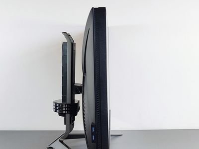 What is the purpose of VESA mounting holes on a monitor?