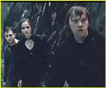 Harry while on his search for Voldemort's horcruxes intent upon destroying him had been helped in different ways by three fellow friends form Hogwarts, what was the name of the Hogwarts student that was the last one to help Harry by giving him their opinion on what to do and pointing him in the right direction?