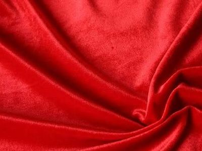 Velvet is the colour red