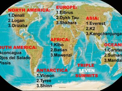 Which of these is NOT one of the Seven Summits?