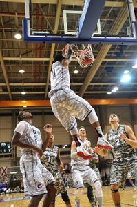 How should your arms move while dunking?