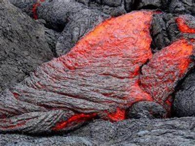 What type of rock is formed from the cooling of magma or lava?