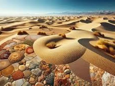 What is the primary cause of desert formation?