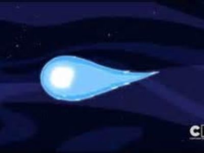 Who was the blue comet the hit the earth?