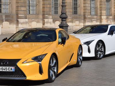 Which automotive company owns the luxury brand Lexus?