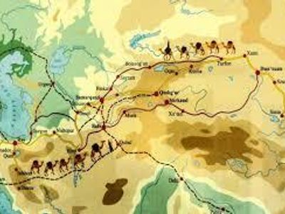 Which notorious historical figure disrupted the Silk Road by sacking cities along the route?