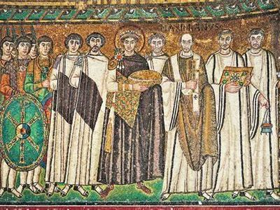 Who proclaimed himself the first emperor of the Byzantine Empire?