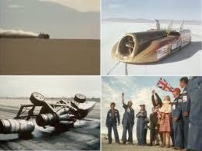 Who drove the Thrust2 car to a record before ThrustSSC?