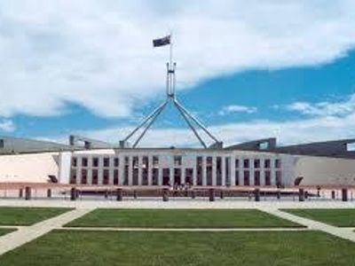 What colour is the Senate and The House of Representatives?