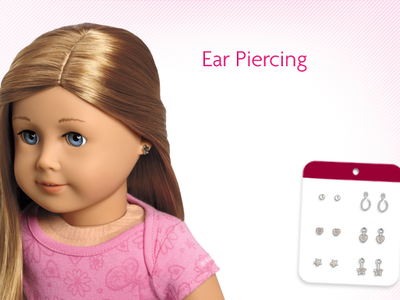 How much does it cost to get your American girl doll's ears pierced as of 2014 and in U.S.A locations,(mainland).