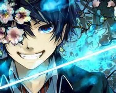 LAST QUESTION!!! Do you think the main from Blue Exorcist is hot? Do you have a F.C.C on him? (F.C.C. means Fictional Character Crush for those who don't know)