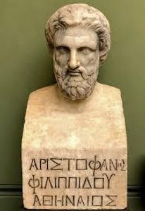 What type of plays did Aristophanes primarily write?