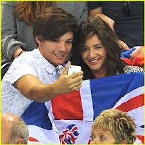 what is the FULL name of louis's girlfriend?