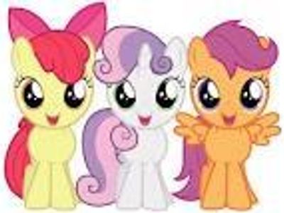 What three fillies are part of the Cutie Mark Crusaders?