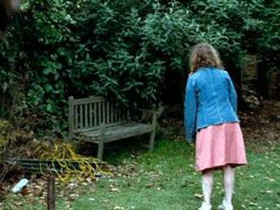 In 'Shaun Of the dead' there is a girl in the garden, what is her name?