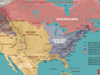 Which war led to the British crown gaining control of most of North America?