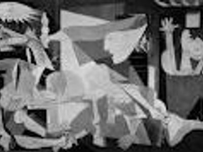 What is the name of the artist of the famous GUERNICA?