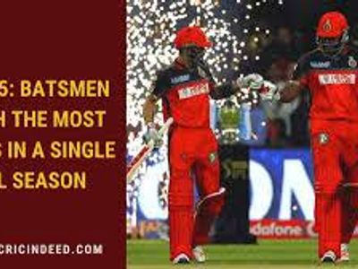 Who holds the record for most sixes in a single IPL season?