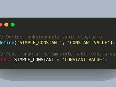 How do you define a constant in PHP?