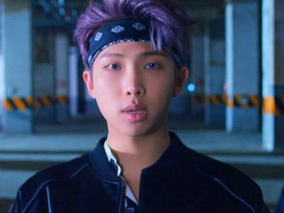 What was the first english word that Rap Monster had said after Suga?