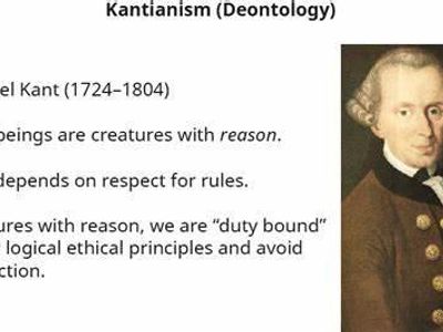 What idea inspired Immanuel Kant's moral philosophy?