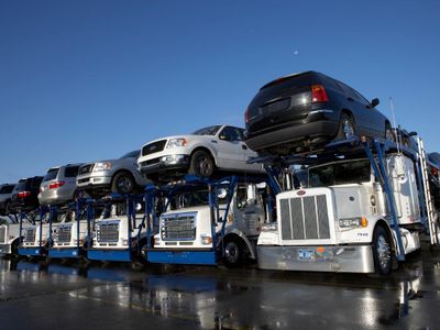 Which type of truck is commonly used for transporting goods and materials over long distances?