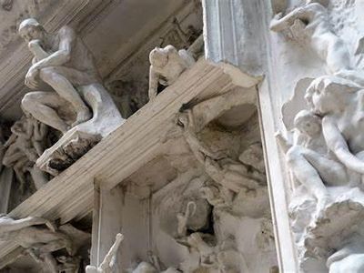 Which sculptor created 'The Gates of Hell' sculpture?