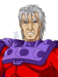 What is the real name of the villain Magneto?