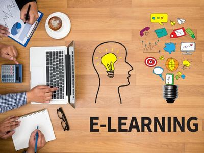 Which technology is commonly used for online learning?