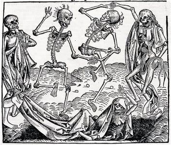 What was the name of the Black Death that swept through Europe in the 14th century?