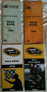 What is the name of the rule book published by NASCAR?