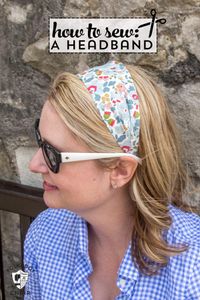 Which material is commonly used to make headbands?