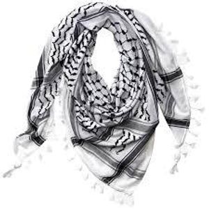 Which culture is known for the traditional 'keffiyeh' scarf?