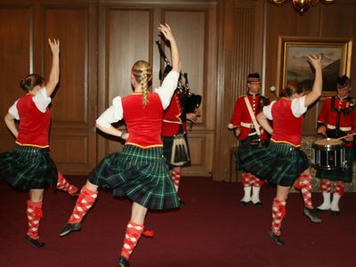 What is the name of the traditional dance of Scotland?