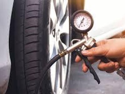 What is used to ensure your tires are properly inflated?