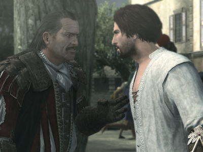 At the beginning of Assassin's Creed Brotherhood, who kills Mario Auditore (Ezio's uncle)?