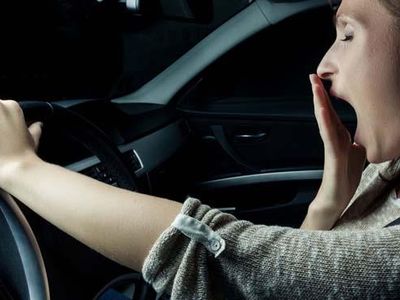 What should you do if you feel drowsy while driving?