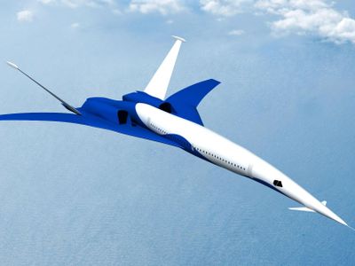 What is the potential benefit of supersonic flight for commercial airplanes?