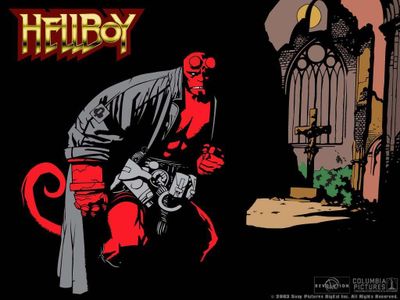 Who is the creator of the 'Hellboy' comic series?